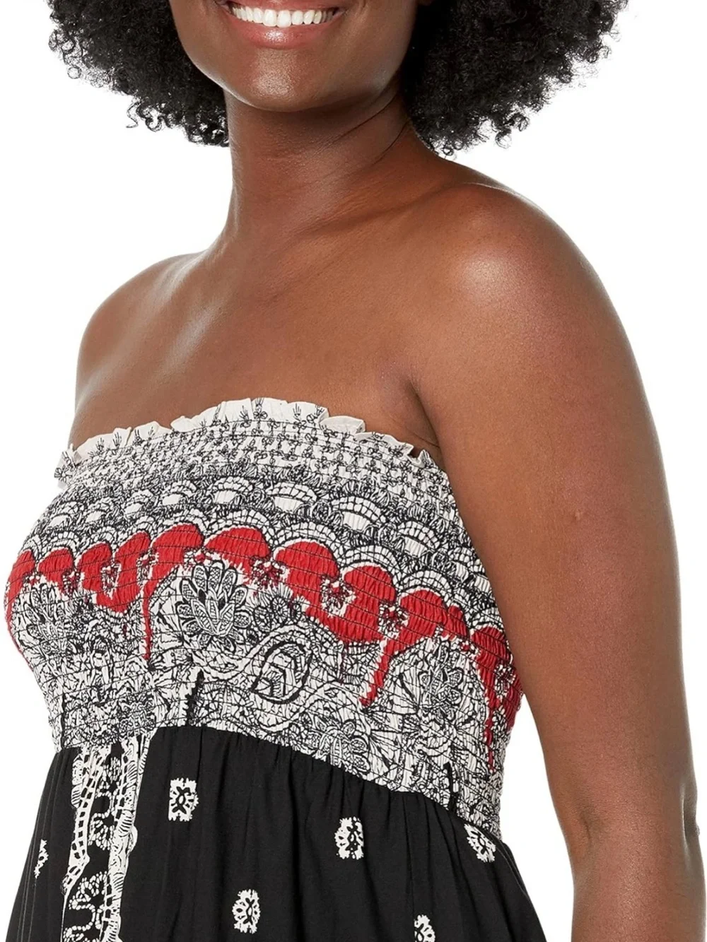 Angie strapless maxi